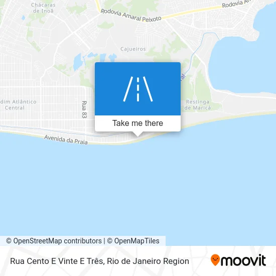 Rua Cento E Vinte E Três map