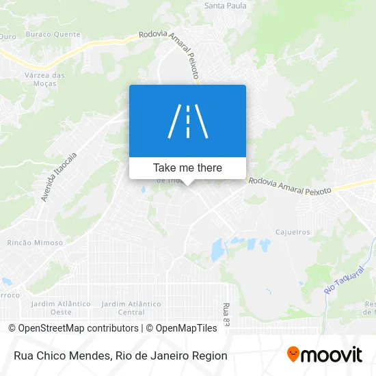 Rua Chico Mendes map