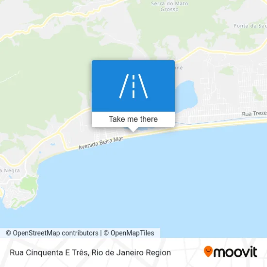 Rua Cinquenta E Três map