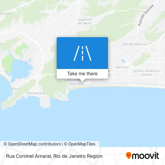 Rua Coronel Amaral map