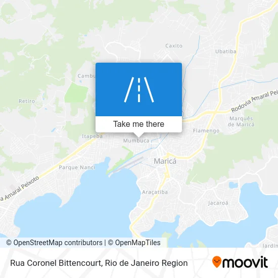 Rua Coronel Bittencourt map