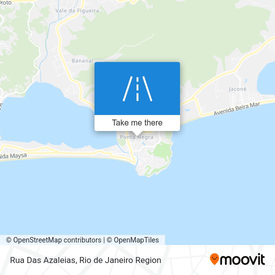 Rua Das Azaleias map