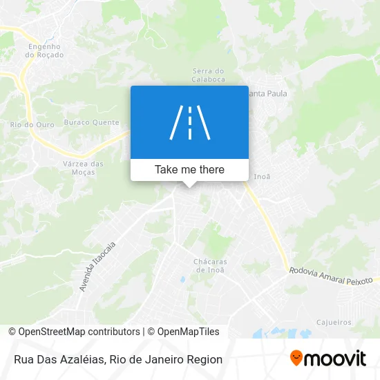 Rua Das Azaléias map