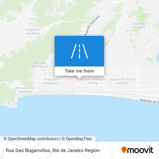 Rua Das Buganvillas map