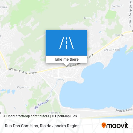 Rua Das Camélias map