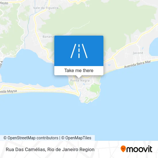 Rua Das Camélias map