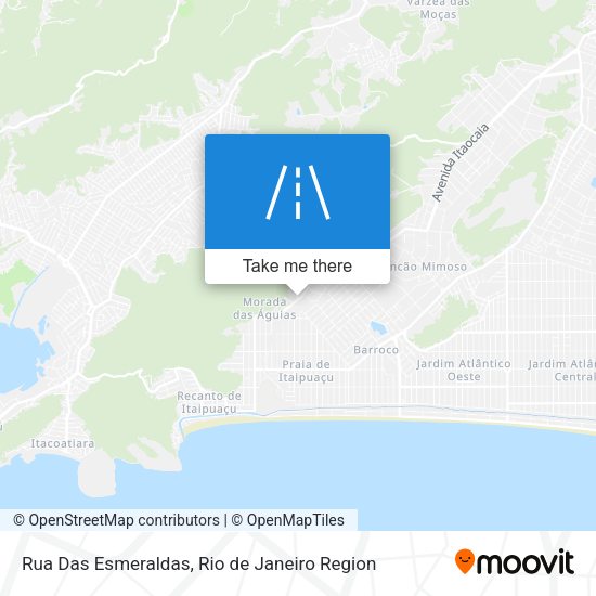 Rua Das Esmeraldas map