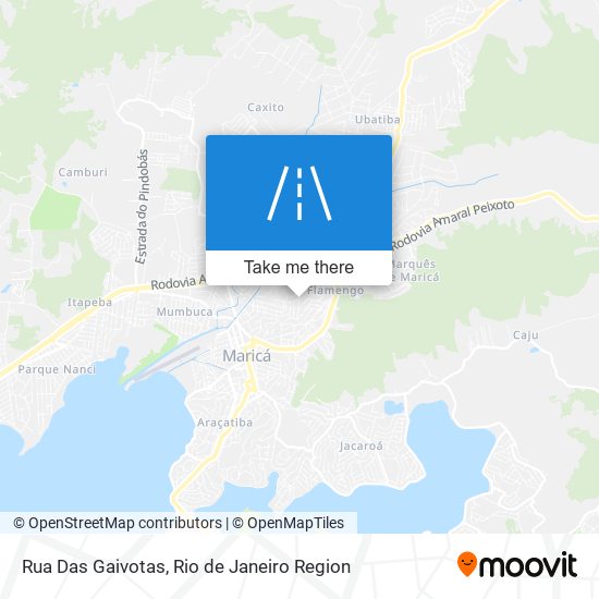 Mapa Rua Das Gaivotas