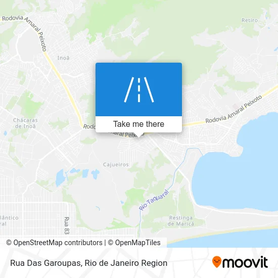 Rua Das Garoupas map