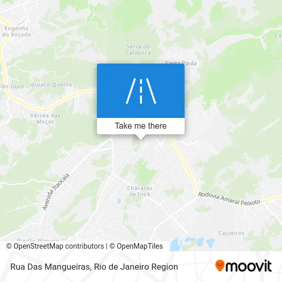 Rua Das Mangueiras map