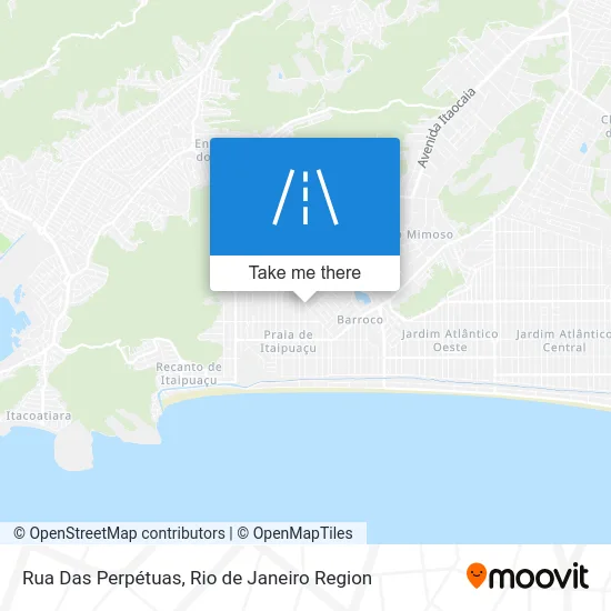 Rua Das Perpétuas map