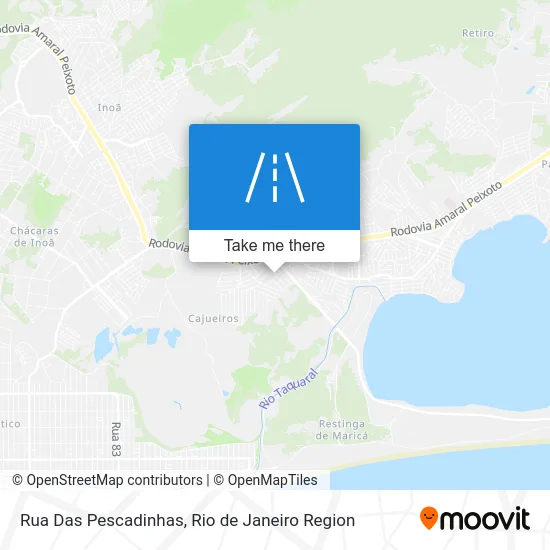 Rua Das Pescadinhas map