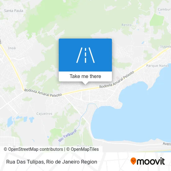 Rua Das Tulípas map