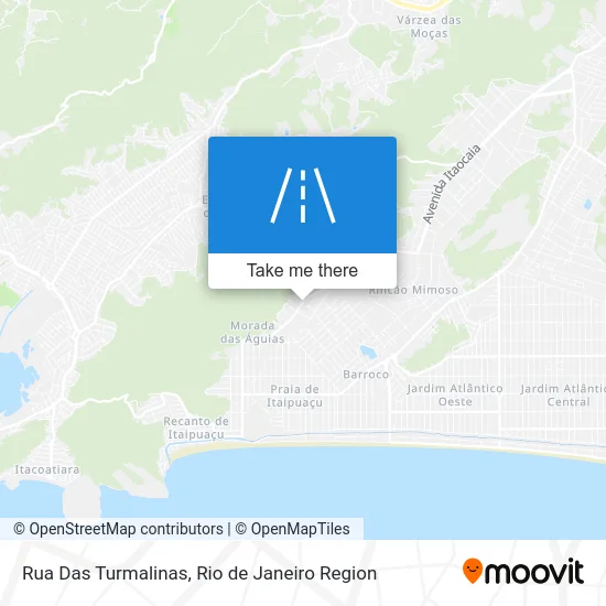 Rua Das Turmalinas map