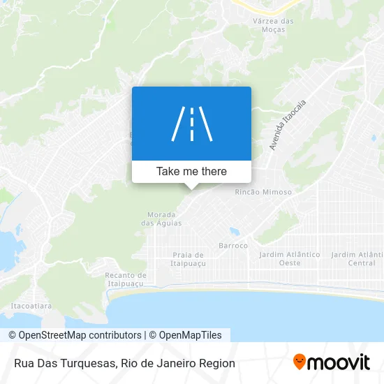 Rua Das Turquesas map