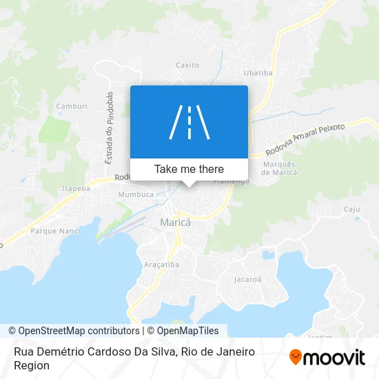 Rua Demétrio Cardoso Da Silva map