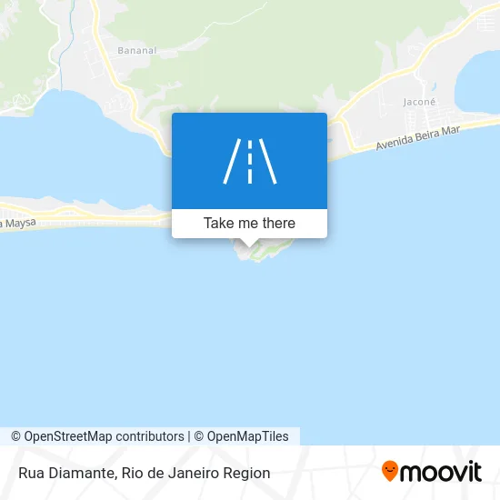 Rua Diamante map