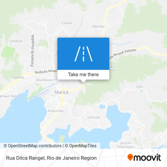 Rua Dilca Rangel map