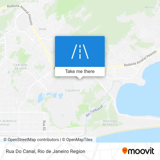 Rua Do Canal map