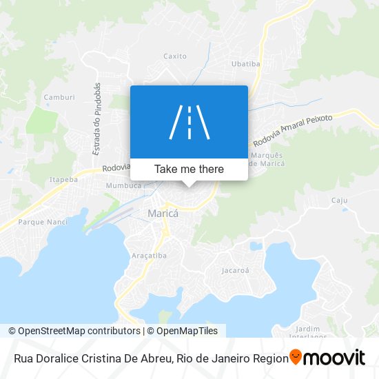 Rua Doralice Cristina De Abreu map