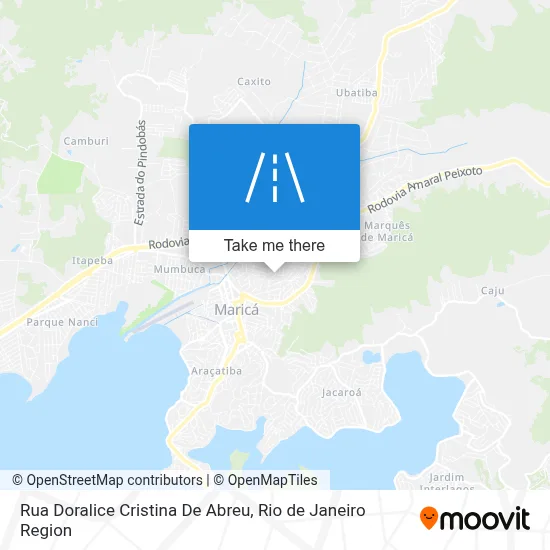 Rua Doralice Cristina De Abreu map