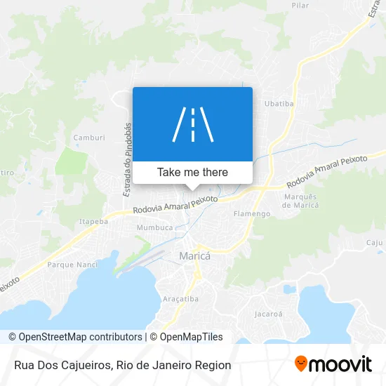 Rua Dos Cajueiros map