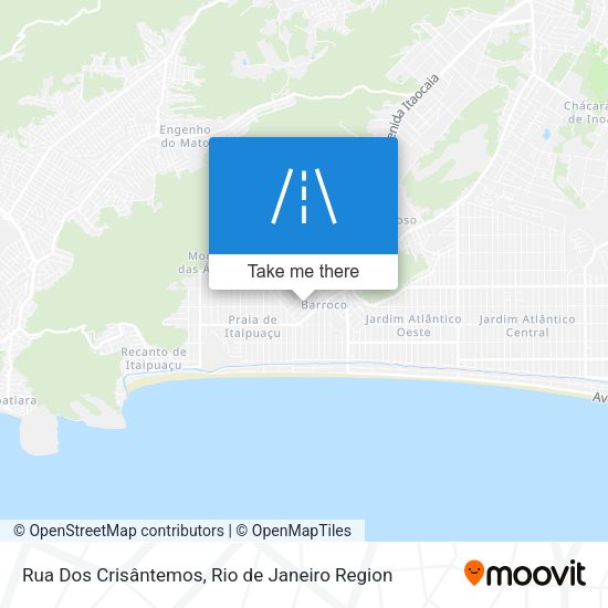 Rua Dos Crisântemos map