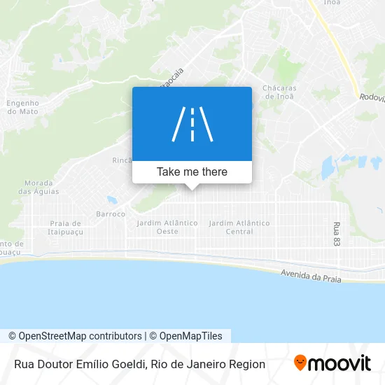 Rua Doutor Emílio Goeldi map