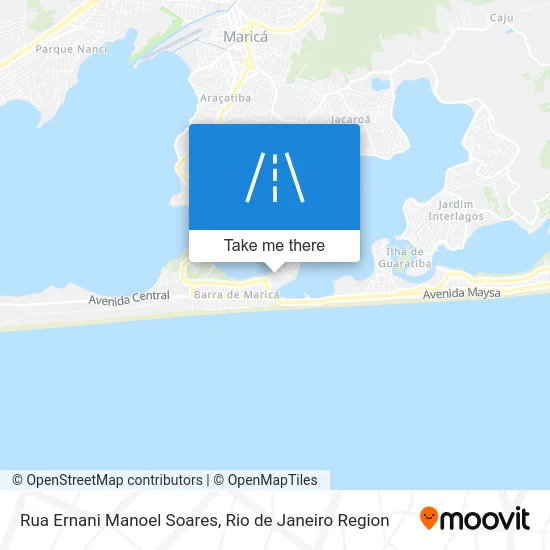 Rua Ernani Manoel Soares map