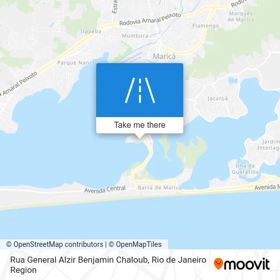 Rua General Alzir Benjamin Chaloub map
