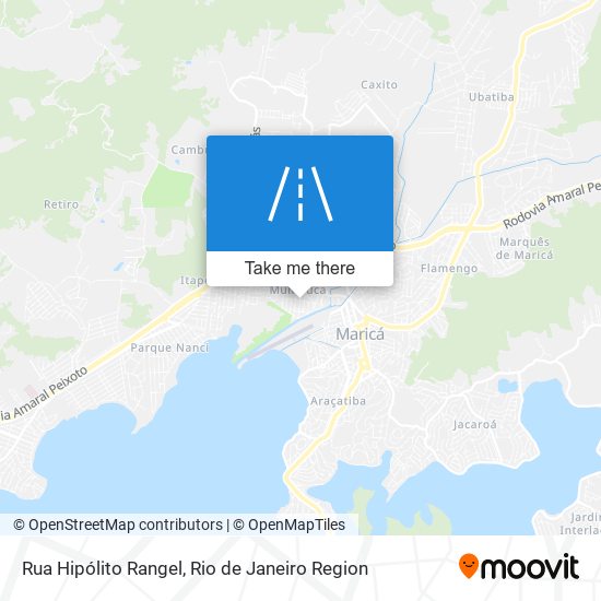 Mapa Rua Hipólito Rangel