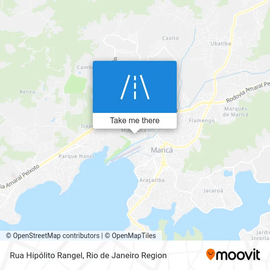 Rua Hipólito Rangel map