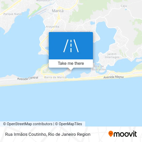 Rua Irmãos Coutinho map