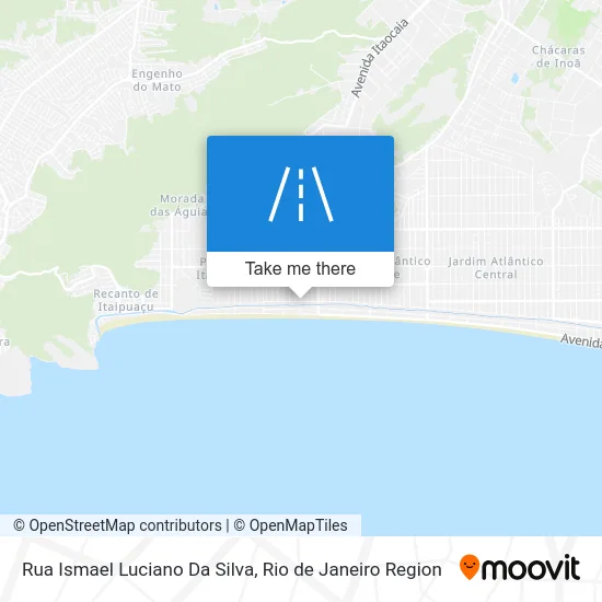 Rua Ismael Luciano Da Silva map