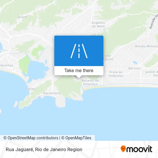 Rua Jaguaré map