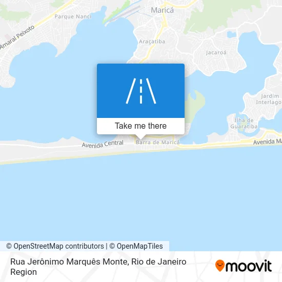 Rua Jerônimo Marquês Monte map