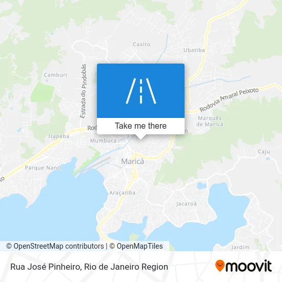 Rua José Pinheiro map
