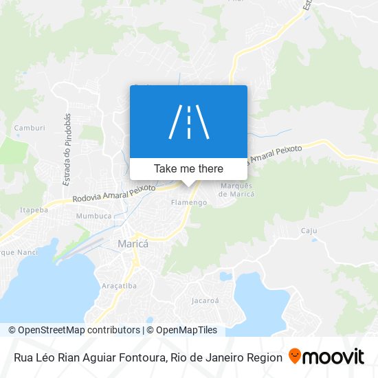 Mapa Rua Léo Rian Aguiar Fontoura