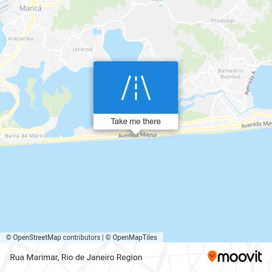 Rua Marimar map