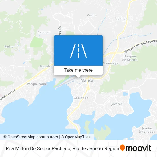 Rua Milton De Souza Pacheco map