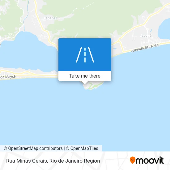 Rua Minas Gerais map