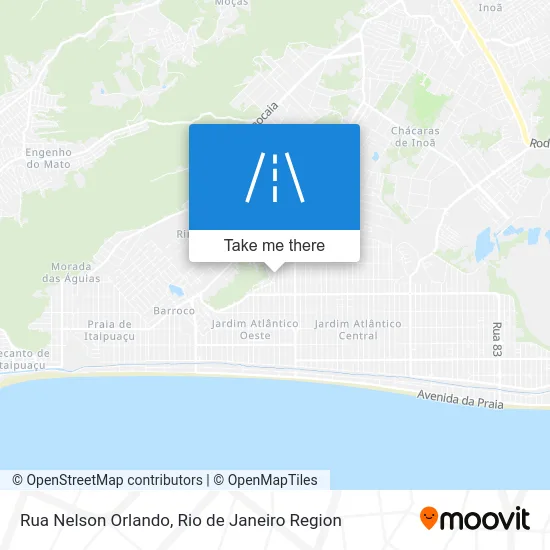 Rua Nelson Orlando map