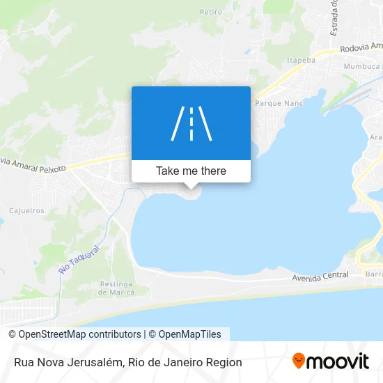 Rua Nova Jerusalém map