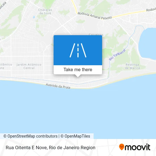 Rua Oitenta E Nove map