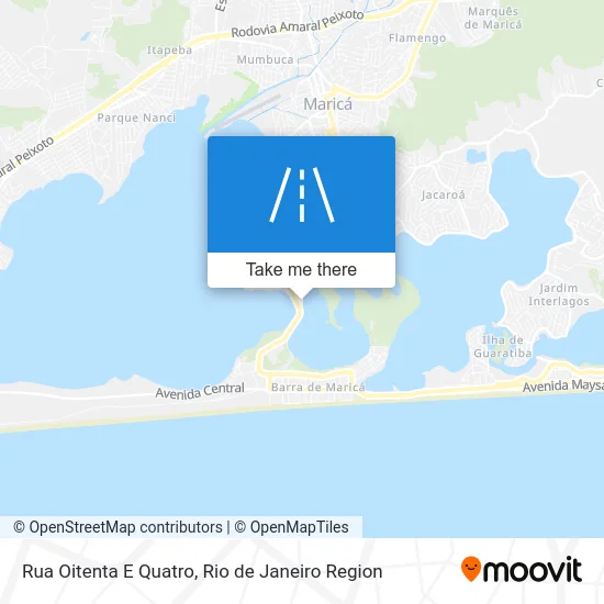 Rua Oitenta E Quatro map