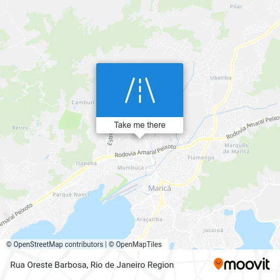 Rua Oreste Barbosa map