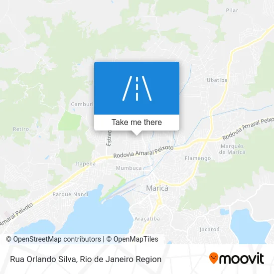 Rua Orlando Silva map