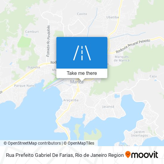 Mapa Rua Prefeito Gabriel De Farias