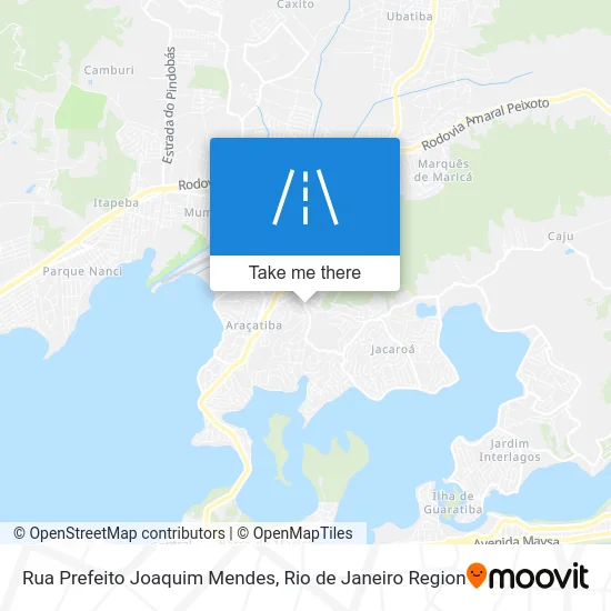 Rua Prefeito Joaquim Mendes map