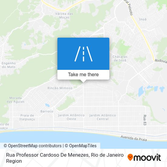 Rua Professor Cardoso De Menezes map